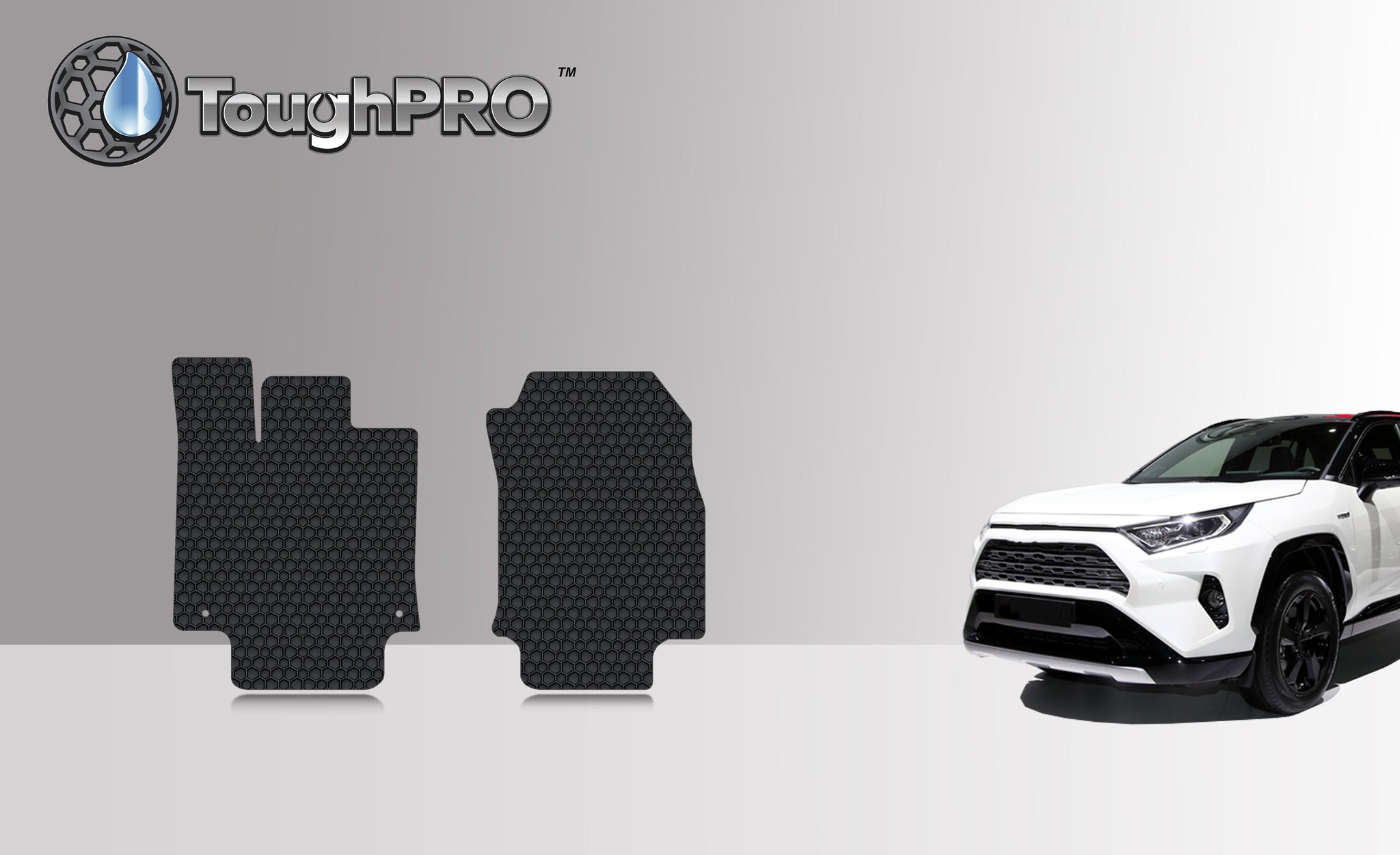 CUSTOM FIT FOR TOYOTA RAV-4 Prime 2024 Two Front Mats