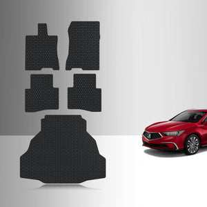 CUSTOM FIT FOR ACURA RLX 2016 Full Set Floor + Cargo Mats