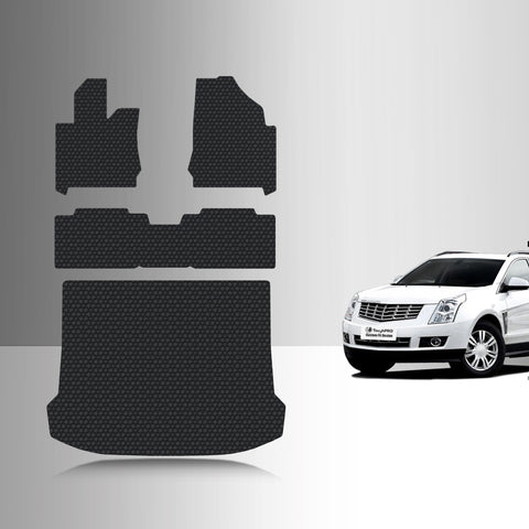 CUSTOM FIT FOR CADILLAC SRX 2010 Full Set Floor + Cargo Mats