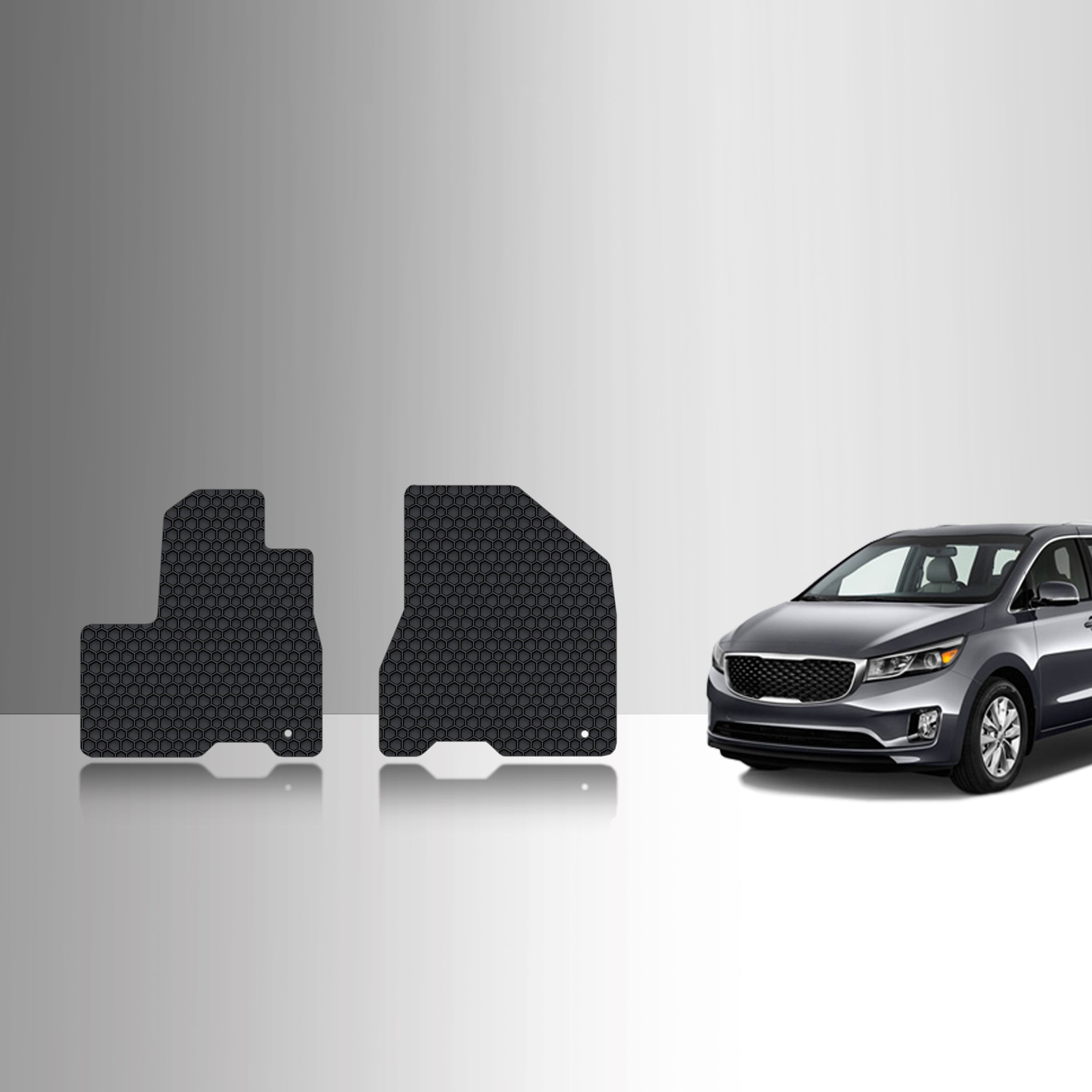 CUSTOM FIT FOR KIA Sedona 2020 Two Front Mats