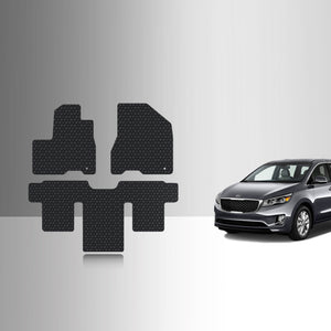 CUSTOM FIT FOR KIA Sedona 2021 1st & 2nd Row Mat Set