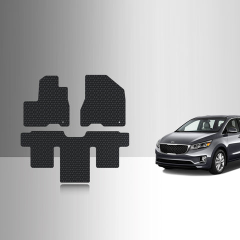 CUSTOM FIT FOR KIA Sedona 2021 1st & 2nd Row Mat Set