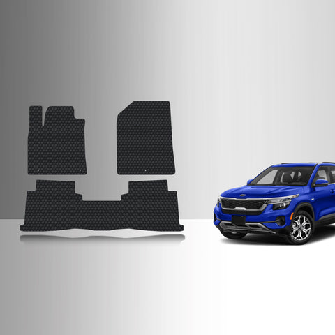 CUSTOM FIT FOR KIA Seltos 2026 1st & 2nd Row (3pc) Mat Set