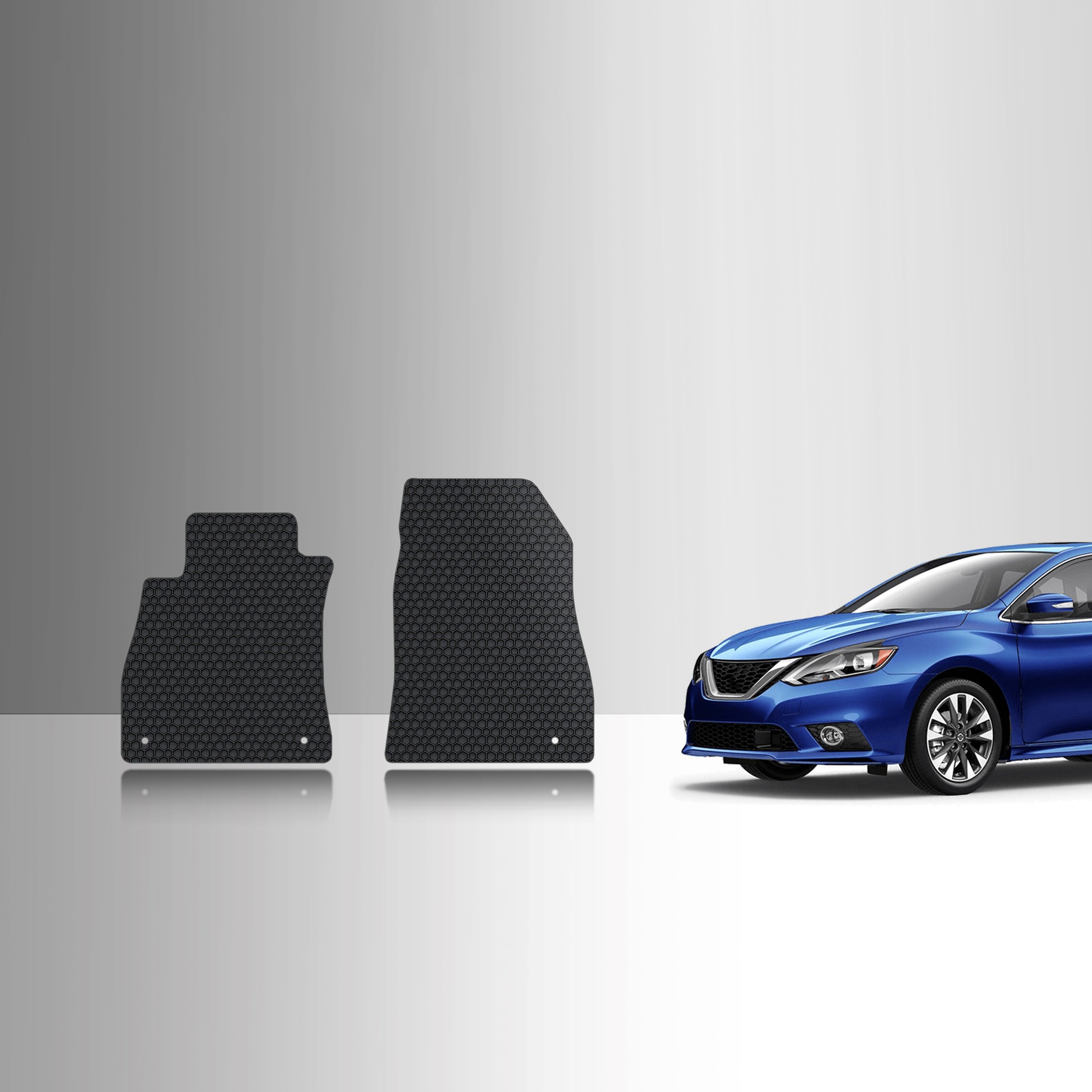 CUSTOM FIT FOR NISSAN Sentra 2016 Two Front Mats