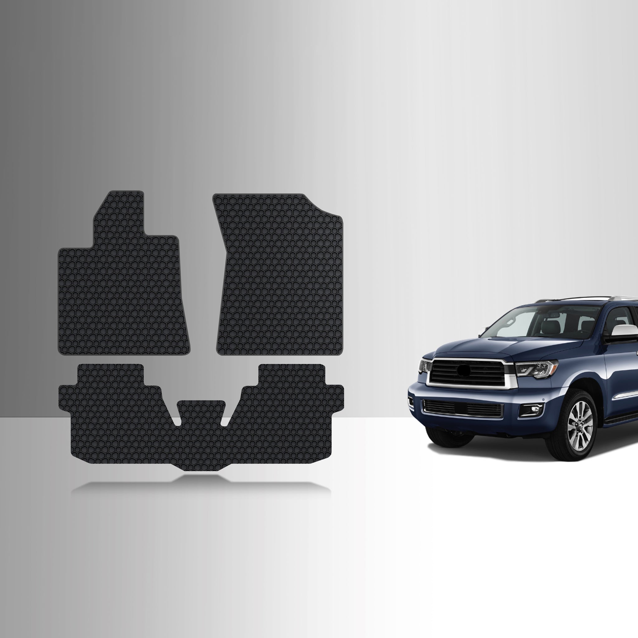 CUSTOM FIT FOR TOYOTA Sequoia 2008 1st & 2nd Row