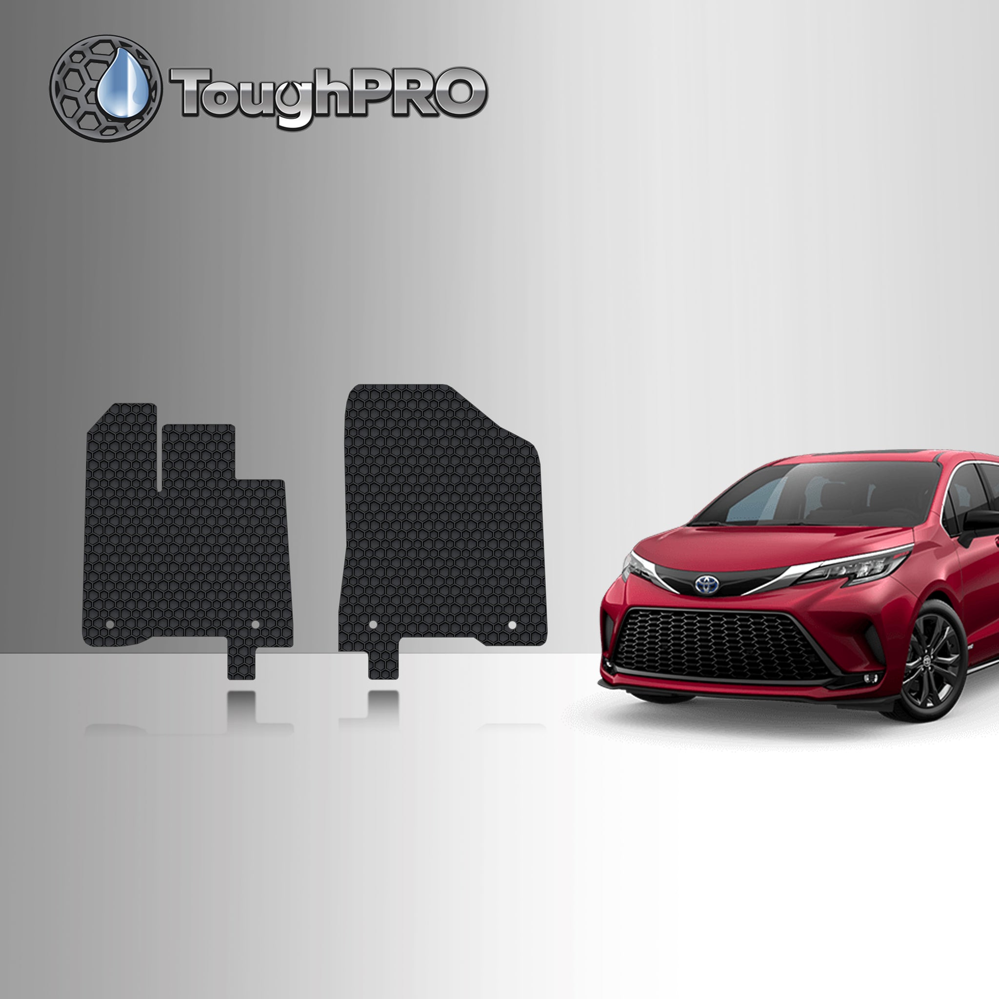 CUSTOM FIT FOR TOYOTA Sienna 2023 Two Front Mats