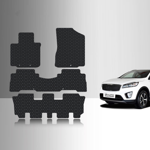 CUSTOM FIT FOR KIA Sorento 2014 1st & 2nd & 3rd Row Mat Set