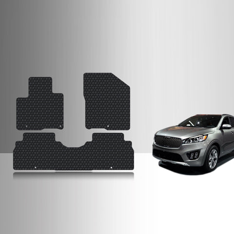 CUSTOM FIT FOR KIA Sorento 2016 1st & 2nd Row Mat Set