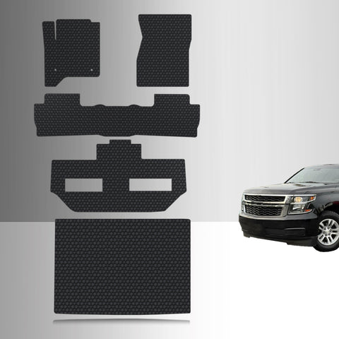 CUSTOM FIT FOR CHEVROLET Suburban 2016 Front Row 2nd Row 3rd Row + Cargo 2nd Row BUCKET SEATING