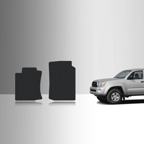 CUSTOM FIT FOR TOYOTA Tacoma 2007 Two Front Mats Double Cab