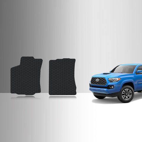 CUSTOM FIT FOR TOYOTA Tacoma 2023 Two Front Mats Double Cab