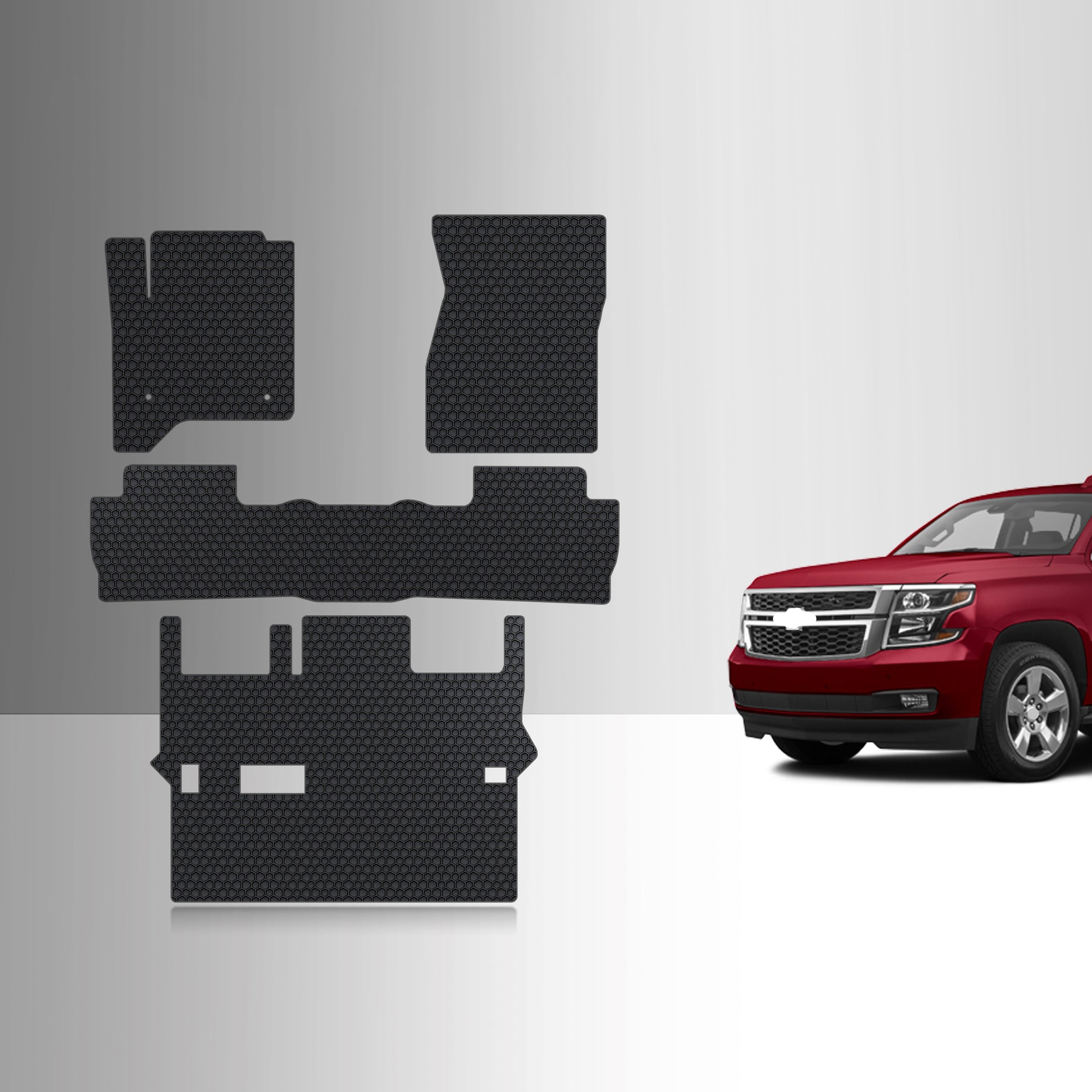 CUSTOM FIT FOR CHEVROLET Tahoe 2016 Front Row 2nd Row 3rd Row 2nd Row BENCH SEATING