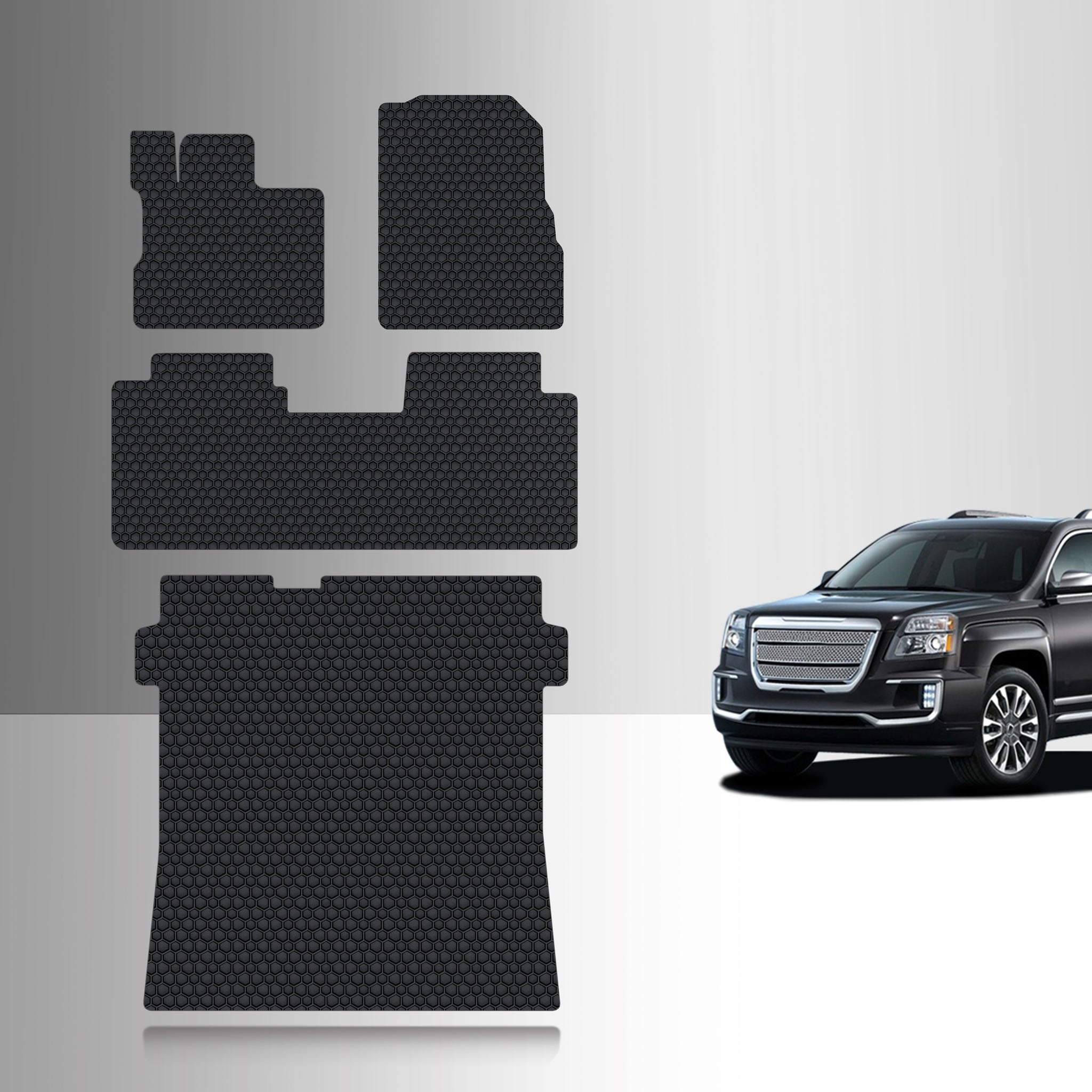 CUSTOM FIT FOR GMC Terrain 2014 Full Set Floor + Cargo Mats