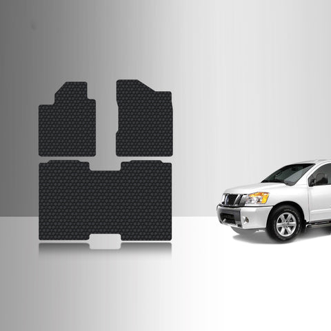 CUSTOM FIT FOR NISSAN Titan 2007 1st & 2nd Row Crew Cab