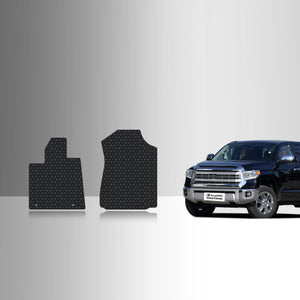 CUSTOM FIT FOR TOYOTA Tundra 2020 Two Front Mats Crew Max