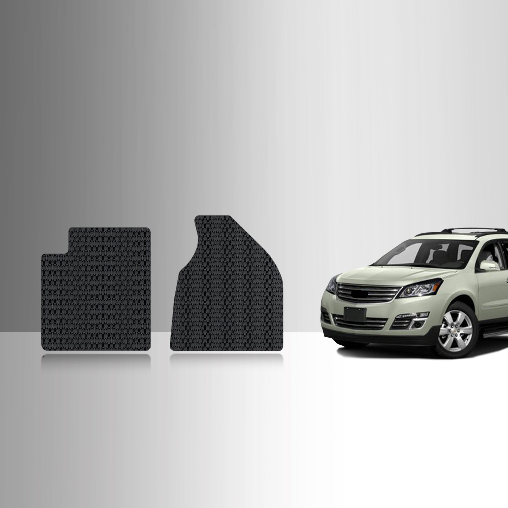 CUSTOM FIT FOR CHEVROLET Traverse 2012 Two Front Mats BENCH