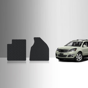CUSTOM FIT FOR CHEVROLET Traverse 2012 Two Front Mats BENCH