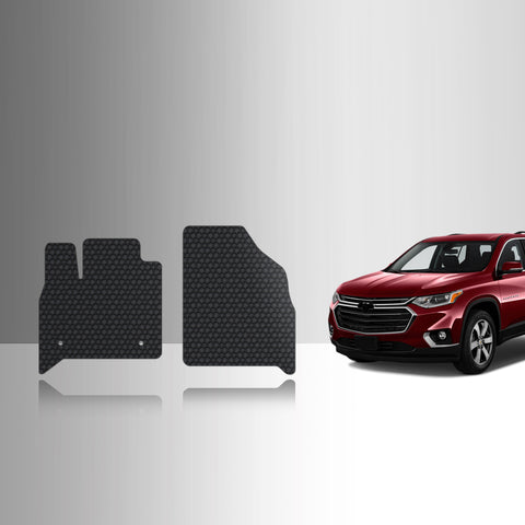 CUSTOM FIT FOR CHEVROLET Traverse 2018 Two Front Mats