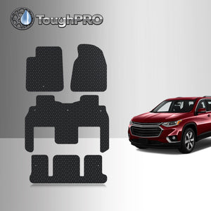 CUSTOM FIT FOR CHEVROLET Traverse 2010 Front Row  2nd Row  3rd Row 2nd Row  BUCKET SEATING
