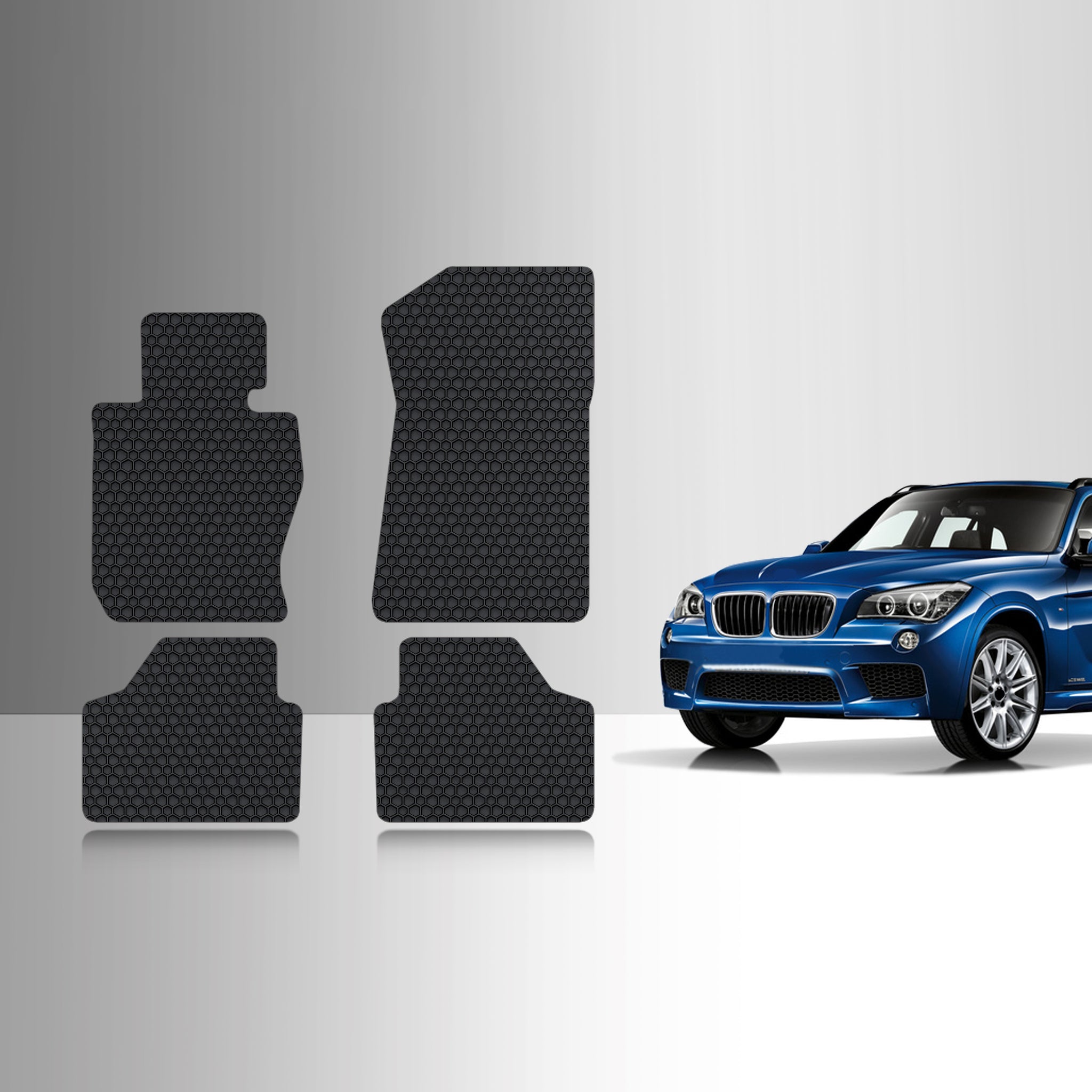 CUSTOM FIT FOR BMW X1 2012 1st & 2nd Row Rear Wheel Drive (sDrive)