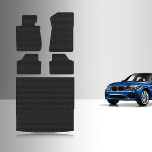 CUSTOM FIT FOR BMW X1 xDrive 2010 Full Set Floor + Cargo Mats