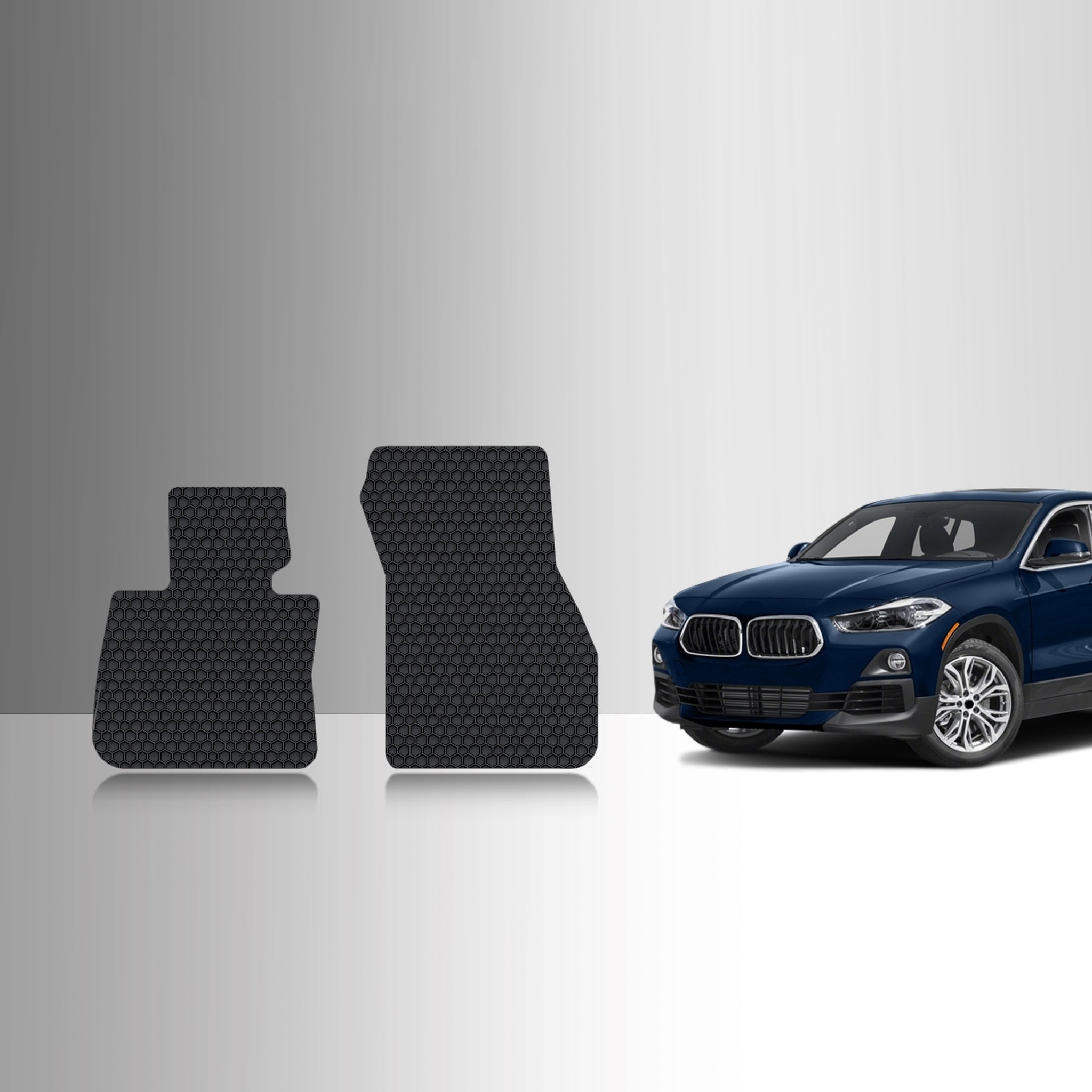 CUSTOM FIT FOR BMW X2 2019 Two Front Mats