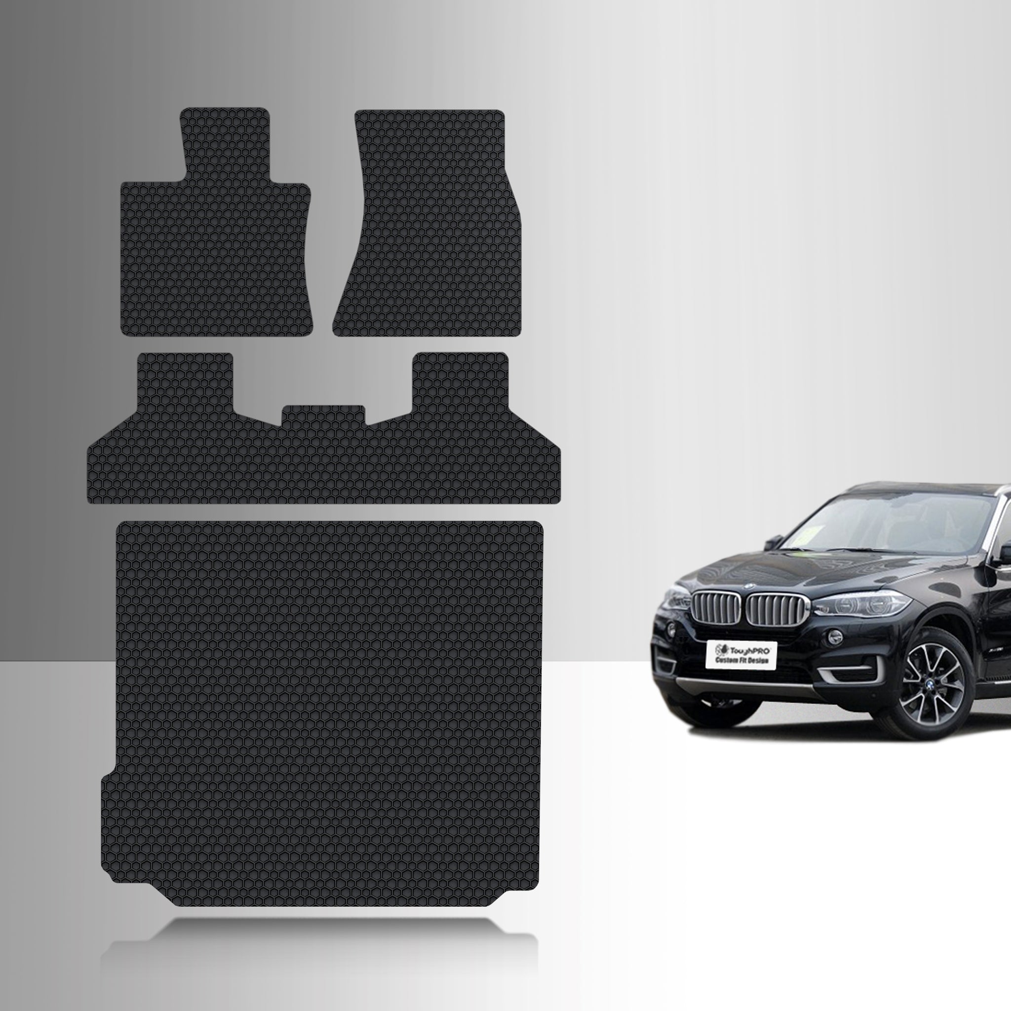 CUSTOM FIT FOR BMW X5 2018 Full Set Floor + Cargo Mats