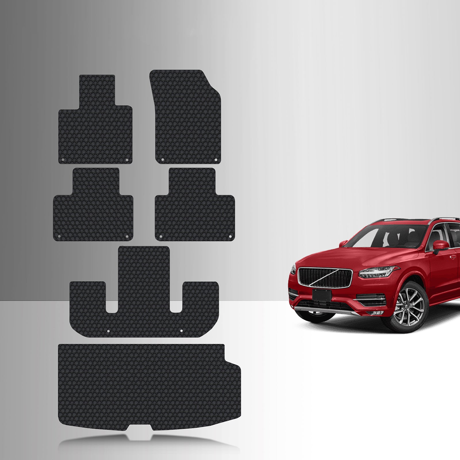CUSTOM FIT FOR VOLVO XC90 Recharge 2024 Full Set (Front Row 2nd Row 3rd Row + Cargo)