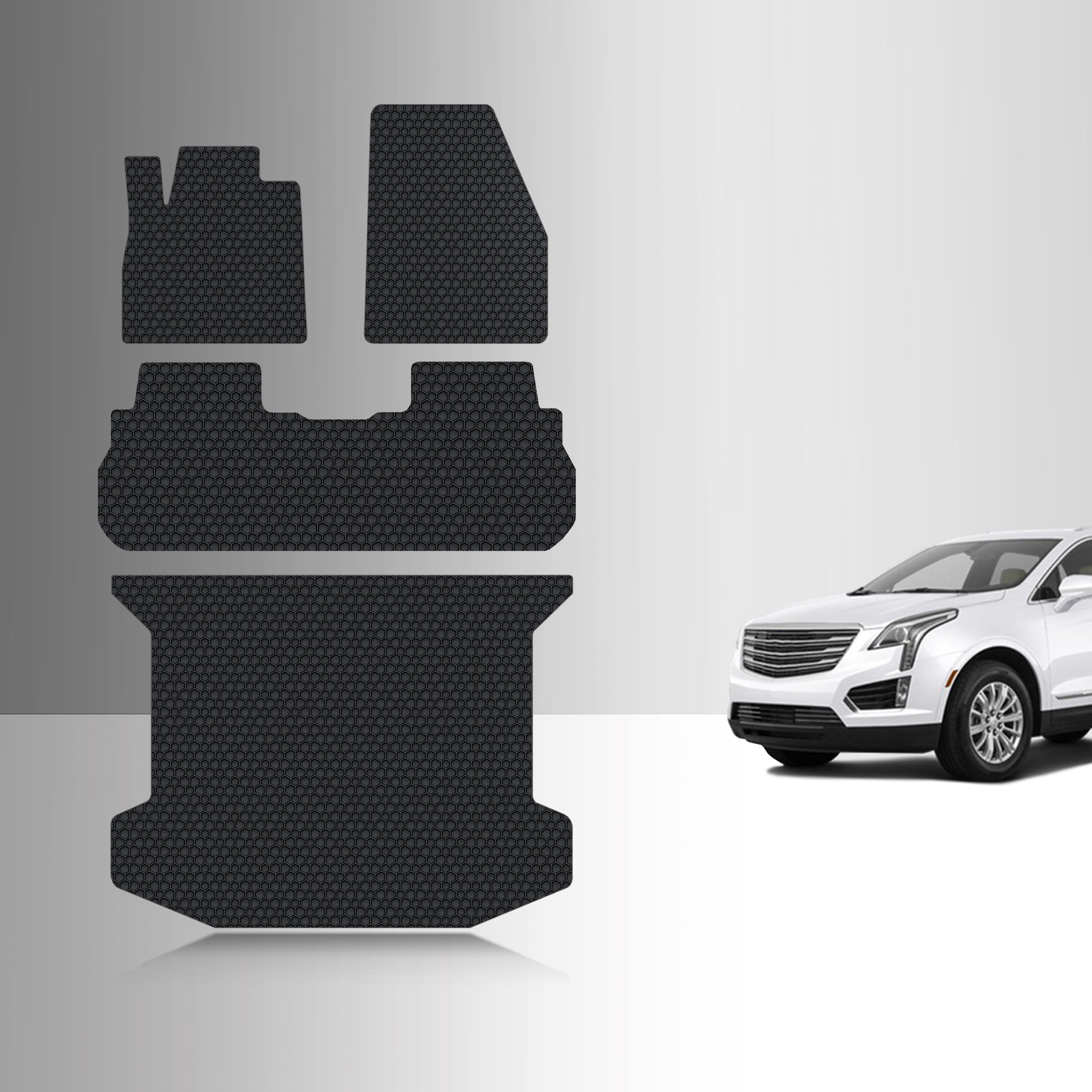 CUSTOM FIT FOR CADILLAC XT5 2017 Full Set Floor + Cargo Mats