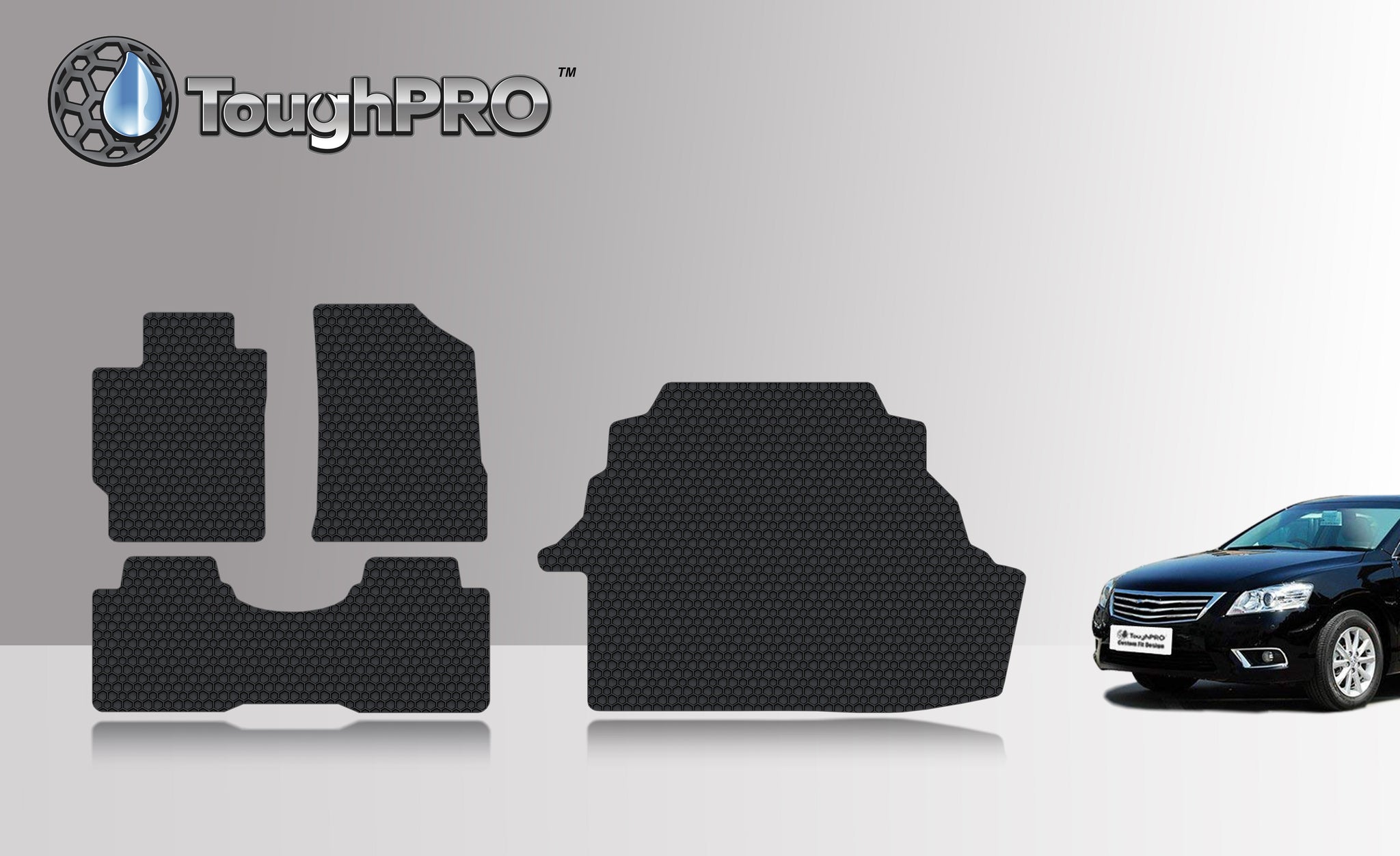 CUSTOM FIT FOR TOYOTA Camry 2011 Full Set Floor + Cargo Mats