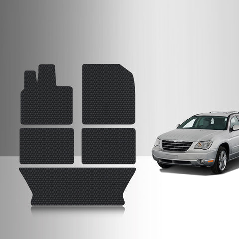 CUSTOM FIT FOR CHRYSLER Pacifica 2006 1st + 2nd + 3rd Row Mats