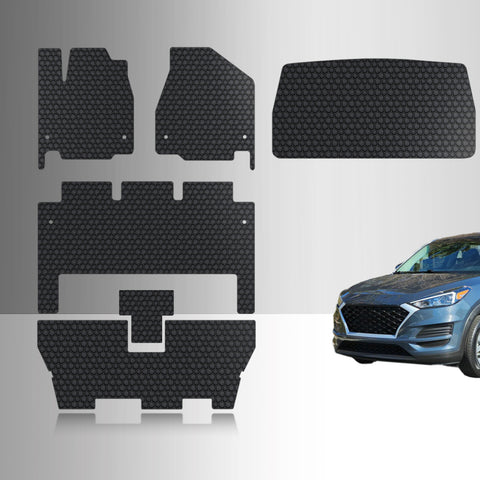 CUSTOM FIT FOR CHRYSLER Pacifica 2017 Front Row  2nd Row  3rd Row  Cargo Mat (3rd Row Up)