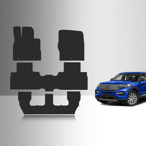 CUSTOM FIT FOR FORD Explorer 2020 Front Row 2nd Row 3rd Row (2nd Row Bench Seat)