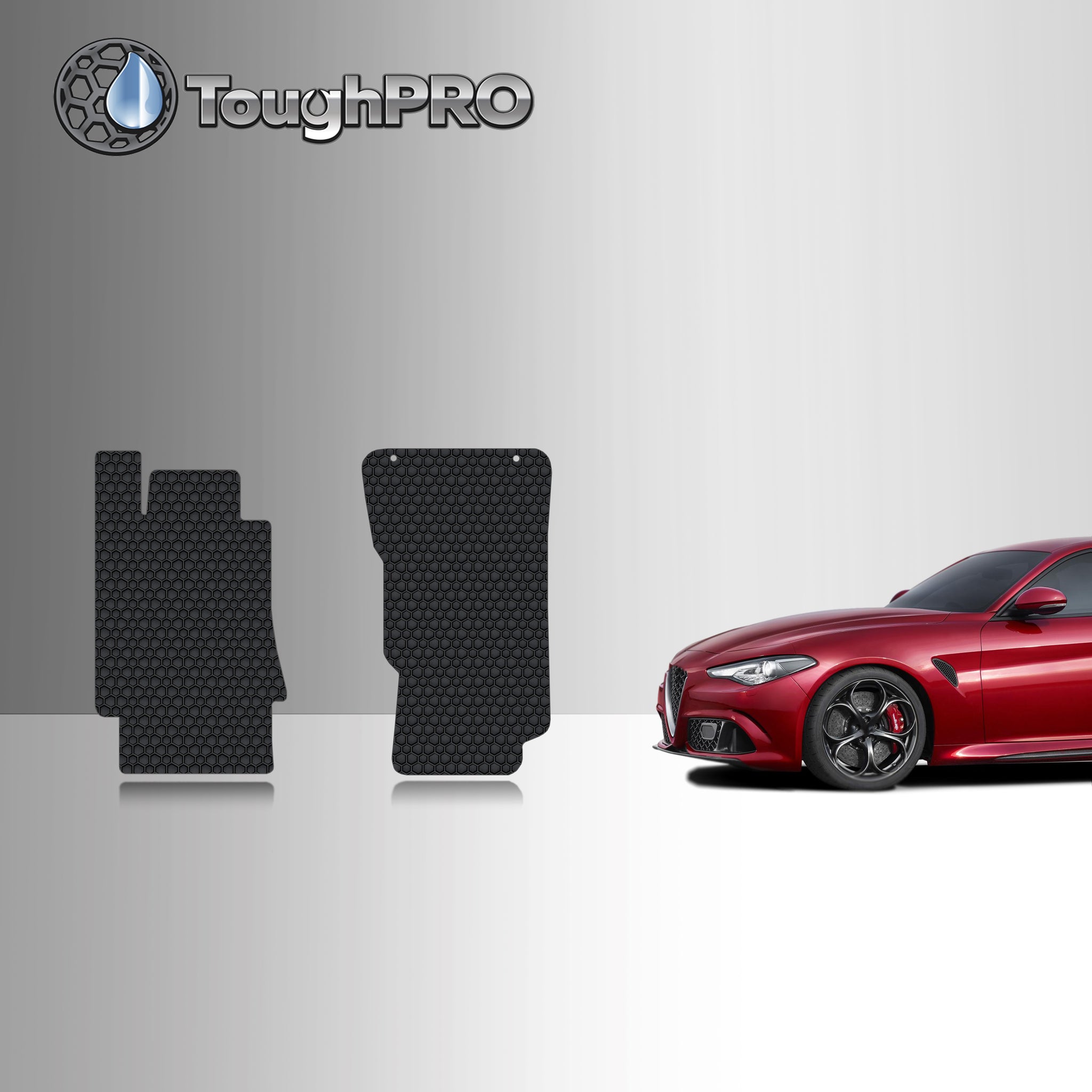 CUSTOM FIT FOR ALFA ROMEO Giulia 2021 AWD Two Front Mats