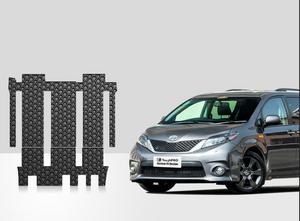 CUSTOM FIT FOR TOYOTA Sienna 2012 2nd Row And 3rd Row 7 Seater
