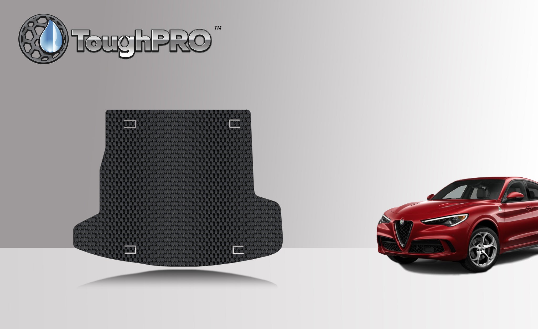 CUSTOM FIT FOR ALFA ROMEO Stelvio 2020 Cargo Mat without Subwoofer