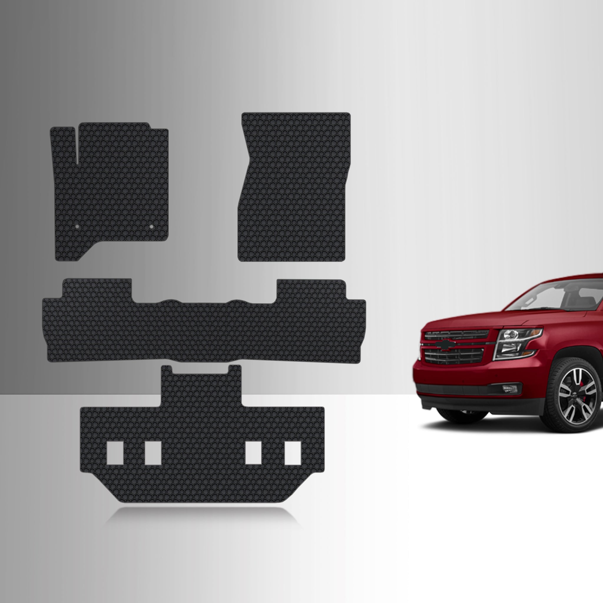 CUSTOM FIT FOR CHEVROLET Suburban 2016 Front Row 2nd Row 3rd Row 2nd Row BUCKET SEATING