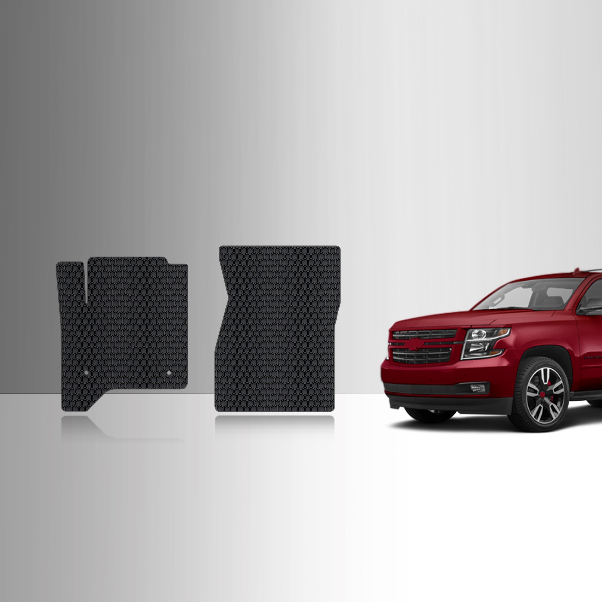 CUSTOM FIT FOR CHEVROLET Suburban 2016 Two Front Mats