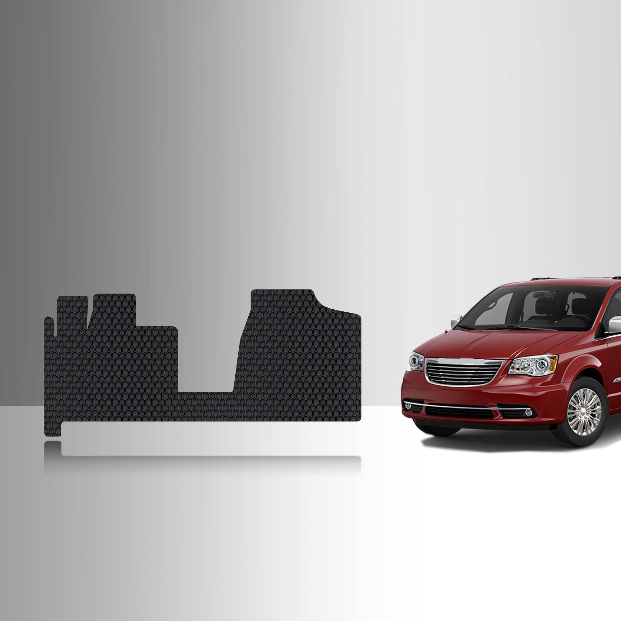 CUSTOM FIT FOR CHRYSLER Town & Country Van 2014 Two Front Mats