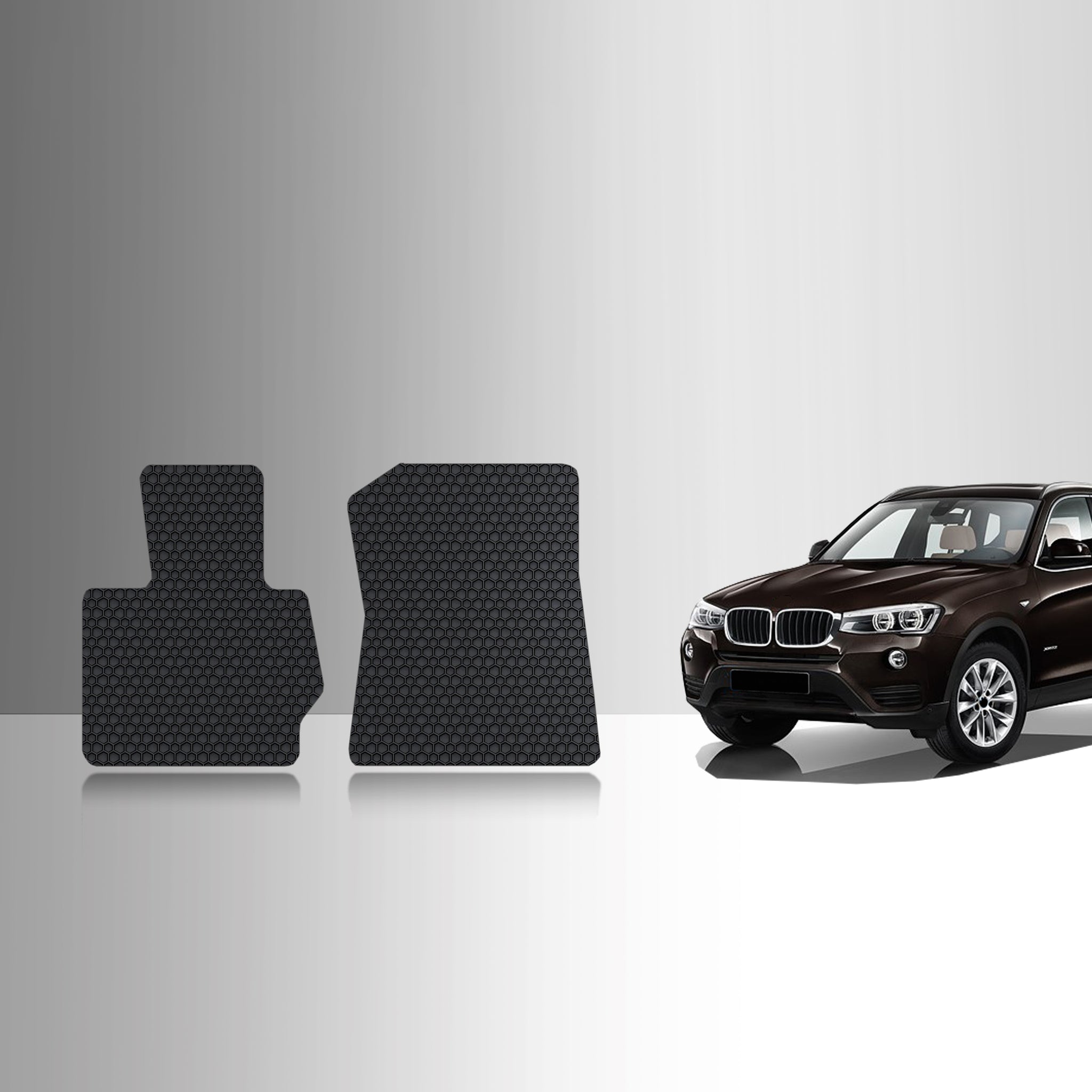 CUSTOM FIT FOR BMW X3 2006 Two Front Mats