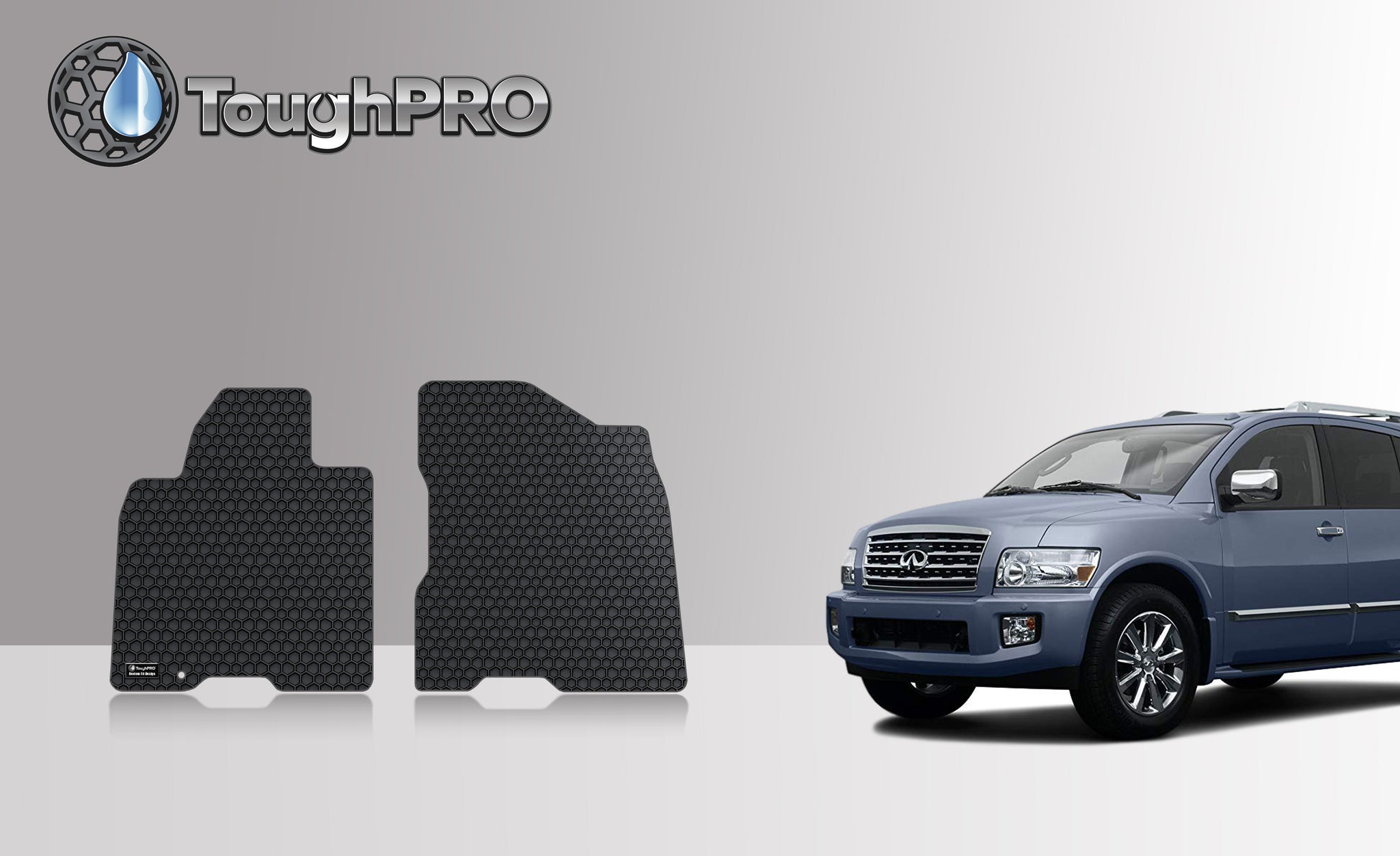 CUSTOM FIT FOR INFINITI QX56 2007 Two Front Mats