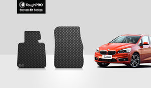 CUSTOM FIT FOR BMW 228i 2014 Two Front Mats Rear Wheel Drive & Coupe Model