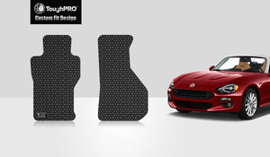 CUSTOM FIT FOR FIAT Spider 124 2016 Two Front Mats