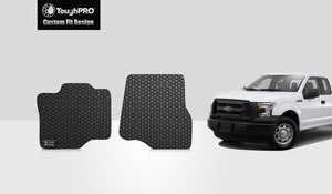 CUSTOM FIT FOR FORD F150 2021 Two Front Mats Super Cab