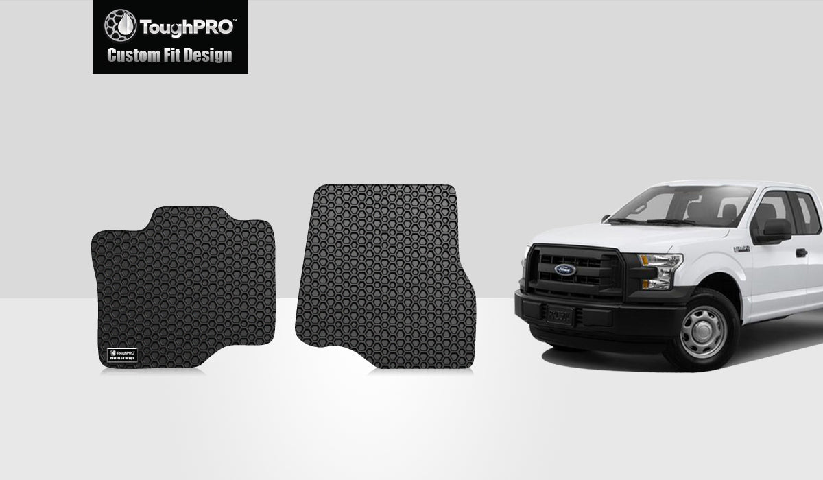 CUSTOM FIT FOR FORD F150 2019 Two Front Mats Super Cab