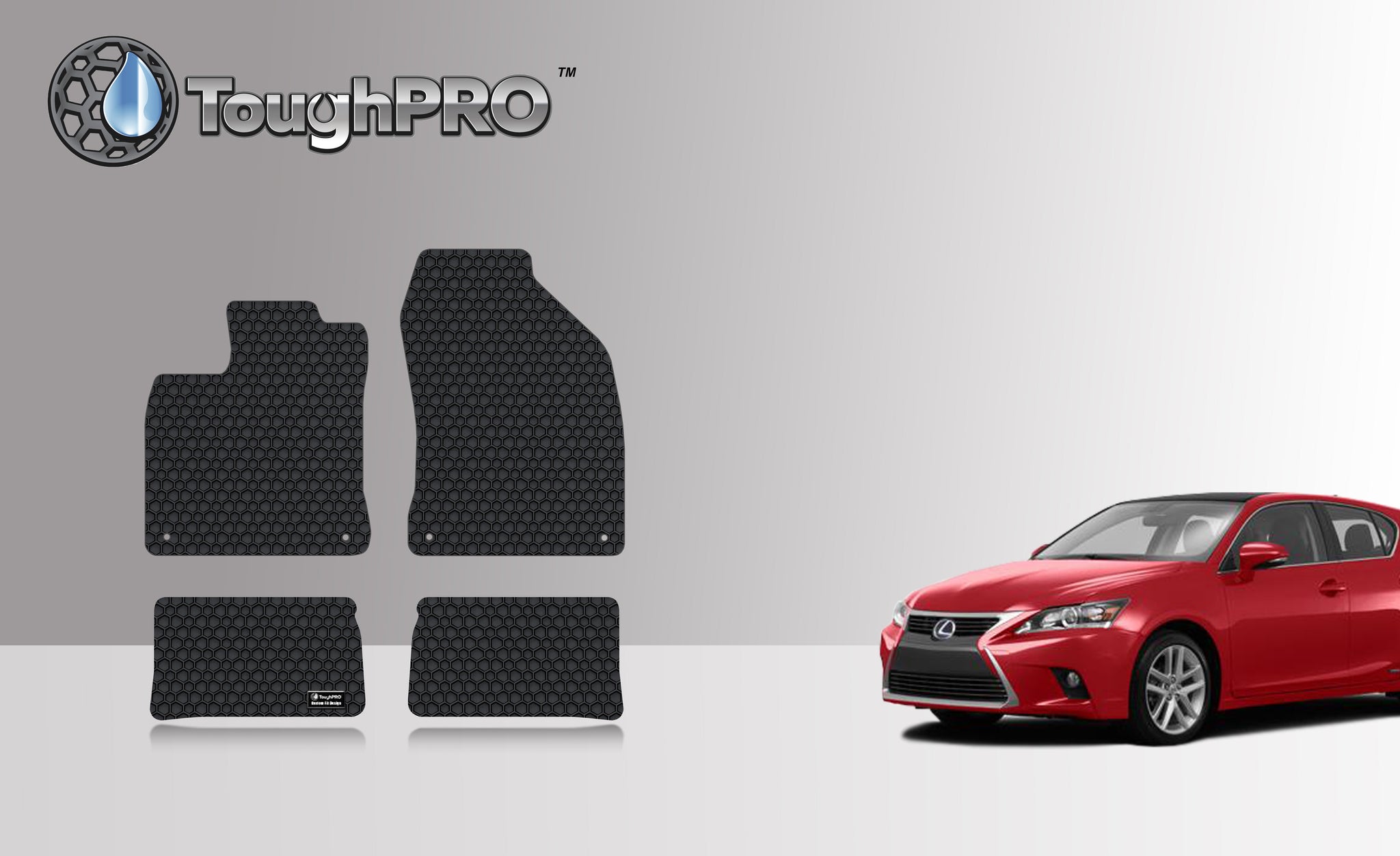 CUSTOM FIT FOR LEXUS CT200H 2014 1st & 2nd Row