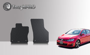 CUSTOM FIT FOR VOLKSWAGEN Golf GTI 2016 Two Front Mats