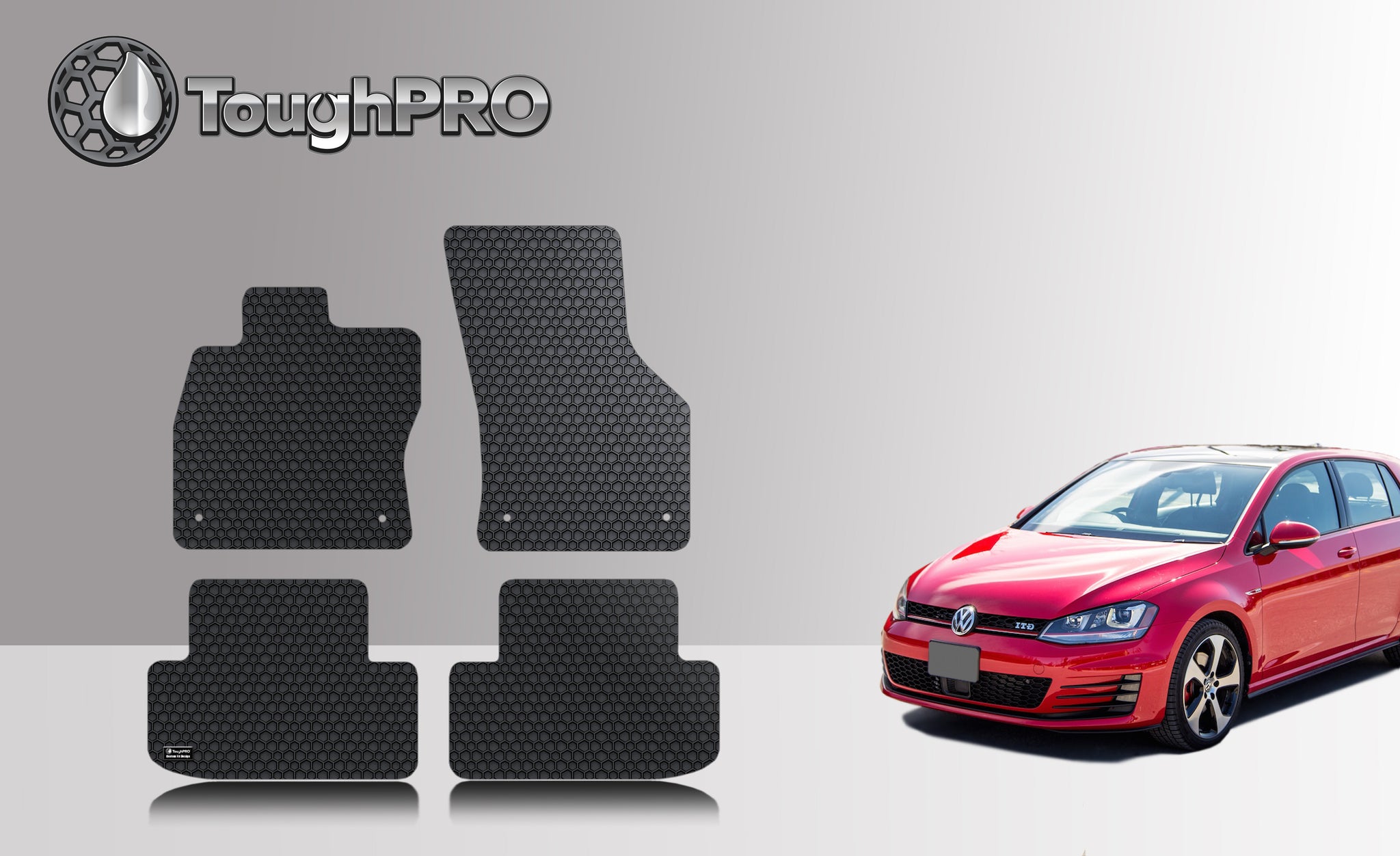 CUSTOM FIT FOR VOLKSWAGEN Golf GTI 2015 1st & 2nd Row