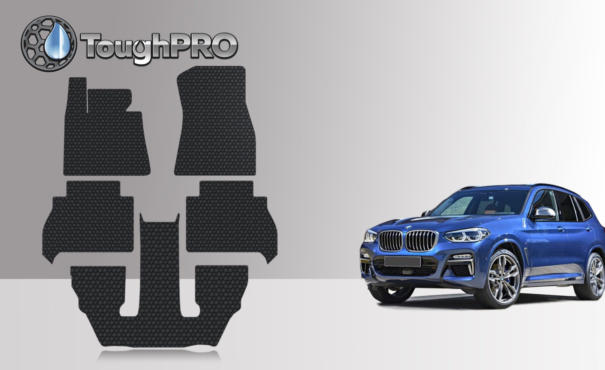 CUSTOM FIT FOR BMW X7 2019 1st, 2nd & 3rd Row (2nd Row Bucket)