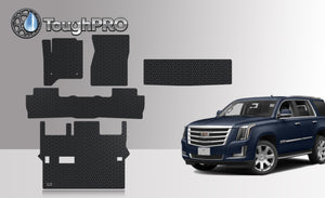 CUSTOM FIT FOR CADILLAC Escalade 2017 Front Row 2nd Row 3rd Row Trunk Mat (3rd Row Up) 2nd Row BENCH SEATING